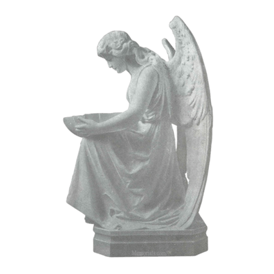 Angel Offering Granite Statue III